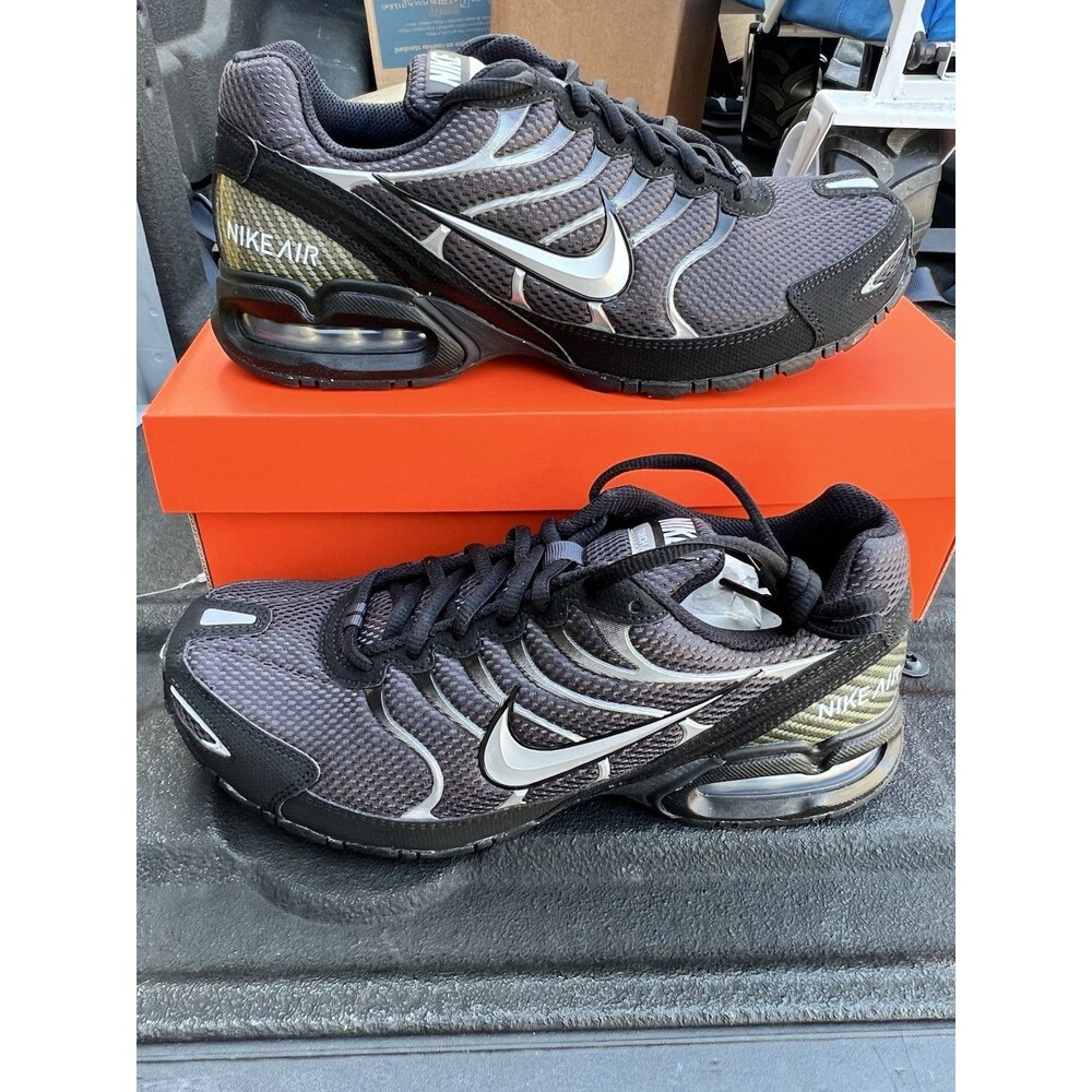 Nike Air Max Torch 4 Shoes Black Anthracite Silver Mens Size 11 343846-002